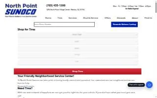 North Point Sunoco website