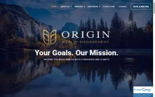 Origin Wealth Management website