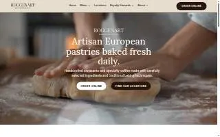Roggenart European Bakery, Bistro & Cafe of Reston website