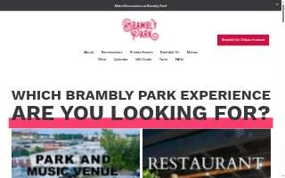 Brambly Park website