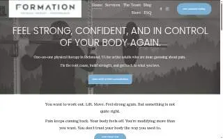 Formation Physical Therapy + Performance - Richmond website