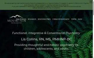 Mountain Psychiatry of Richmond website