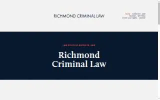 Richmond Criminal Law website