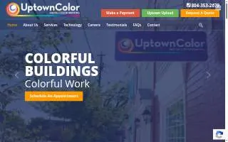 Uptown Color website