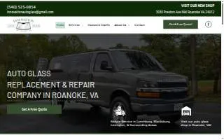 Innovation Auto Glass of Roanoke website