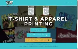 King Screen website
