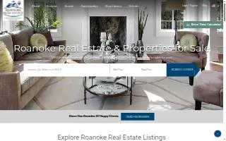 Roanoke Real Estate Team website