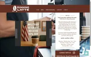 Running Latte website