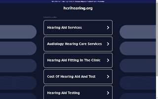 The Hearing Center At HCRI