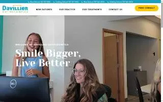 Davillier Orthodontics - Virginia Beach website