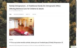 Family Chiropractors of Rose Hill website