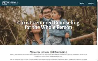 Hope Hill Counseling website