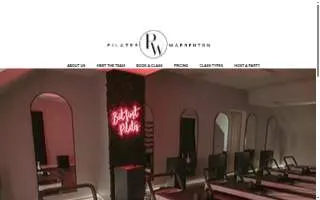 Pilates Warrenton website