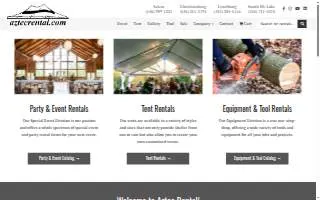 Aztec Rental of Salem website