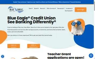 Blue Eagle Credit Union of Salem website