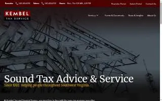Kembel Tax Service Inc of Salem website