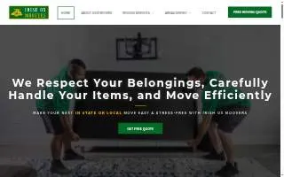 Irish Ox Moovers of Short Pump website