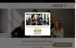 Luxura Aesthetic Medical Spa of Short Pump website