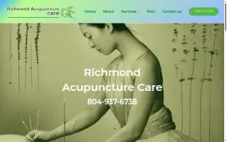 Richmond Acupuncture Care of Short Pump website
