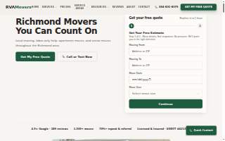 RVA Movers Richmond Virginia movers of Short Pump