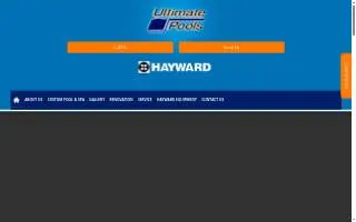 Ultimate Pools website