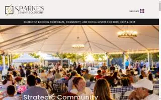 Sparkes Event Solutions website