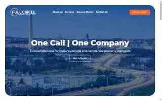 Full Circle Property Solutions website