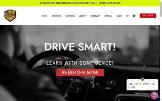 Blackstone Driving School website