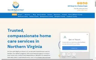 Care with Dignity at Home LLC website