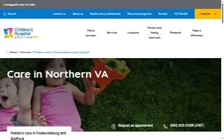 Children's Hospital of Richmond at VCU Stafford Therapy Center website