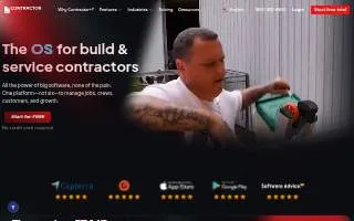 Contractor Websites Plus website