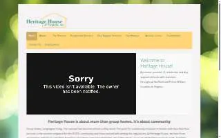 Heritage House of Virginia website
