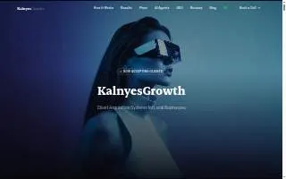 KalnyesGrowth website