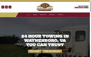 Drumhellers Towing & Recovery website