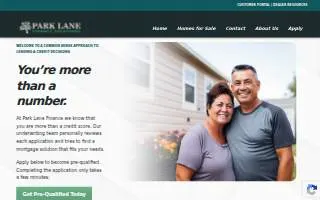 Park Lane Finance website