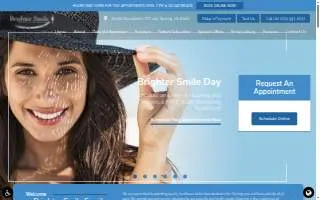 Brighter Smile Family Dentistry & Orthodontics website