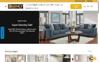 Regency Furniture of Sterling website