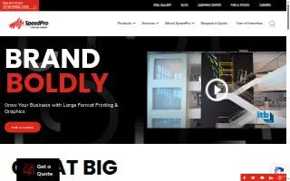 SpeedPro Northern Virginia website