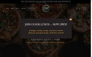 Crust and Cork website