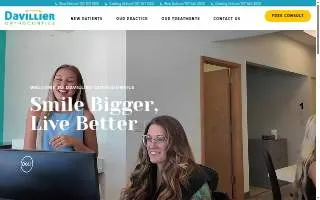 Davillier Orthodontics - Suffolk website