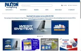 Paxton Contractors Corporation website