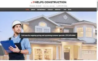 Phelps Construction Inc. website