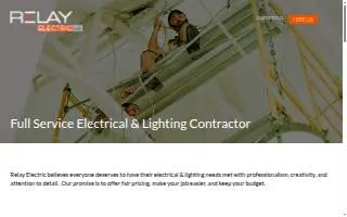 Relay Electric LLC website
