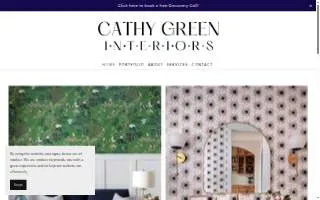 Cathy Green Interiors website