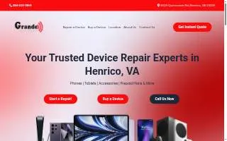 Grande Cellular website
