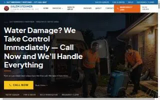Salem Steamer - Water Damage Restoration and Carpet Cleaning Services McLean website