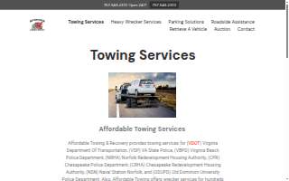 Affordable Towing - Virginia Beach Facility