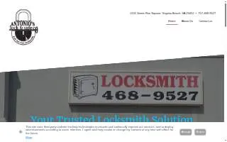 Antonio's lock and Safe website