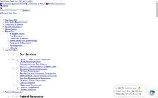 Beach Eye Care website
