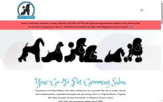Blue Ribbon Pet Salon website